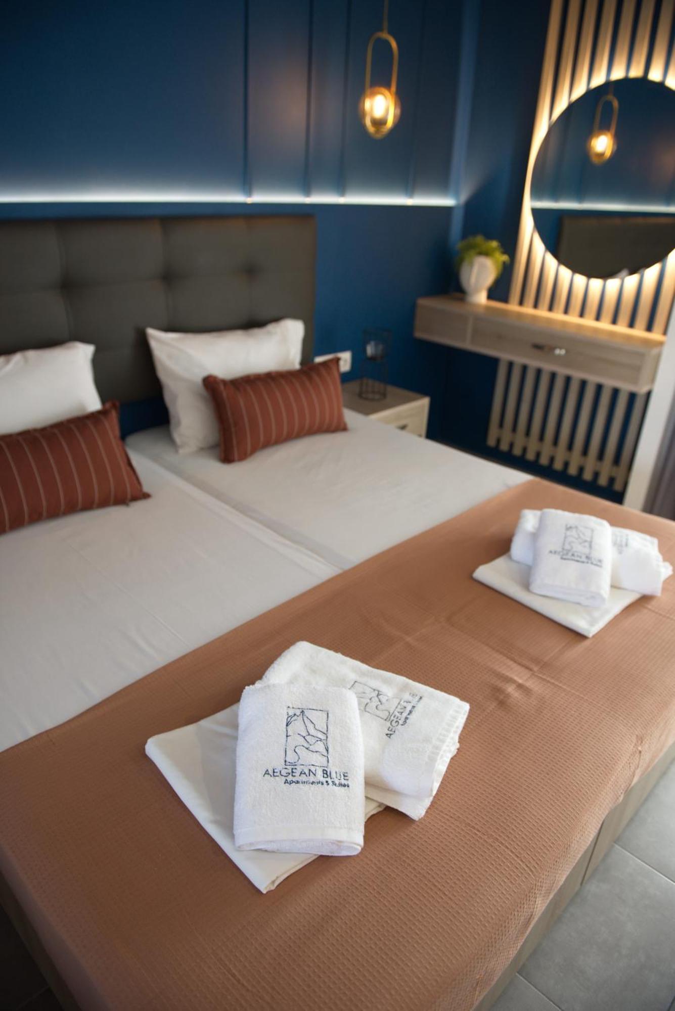 Aegean Blue Apartments & Suites Leptokaryá Bilik gambar
