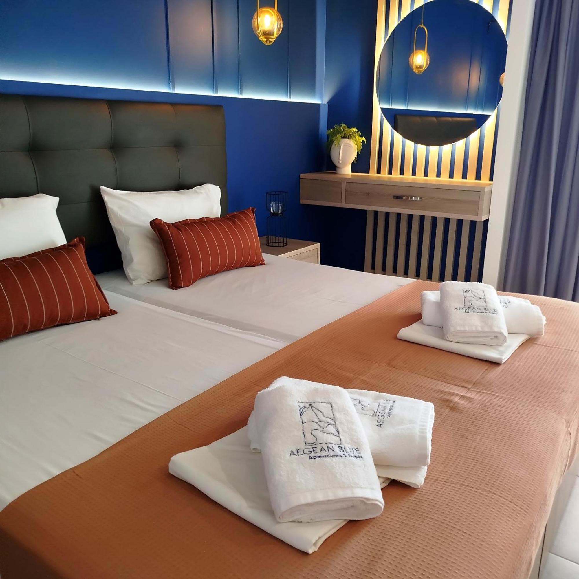 Aegean Blue Apartments & Suites Leptokaryá Luaran gambar
