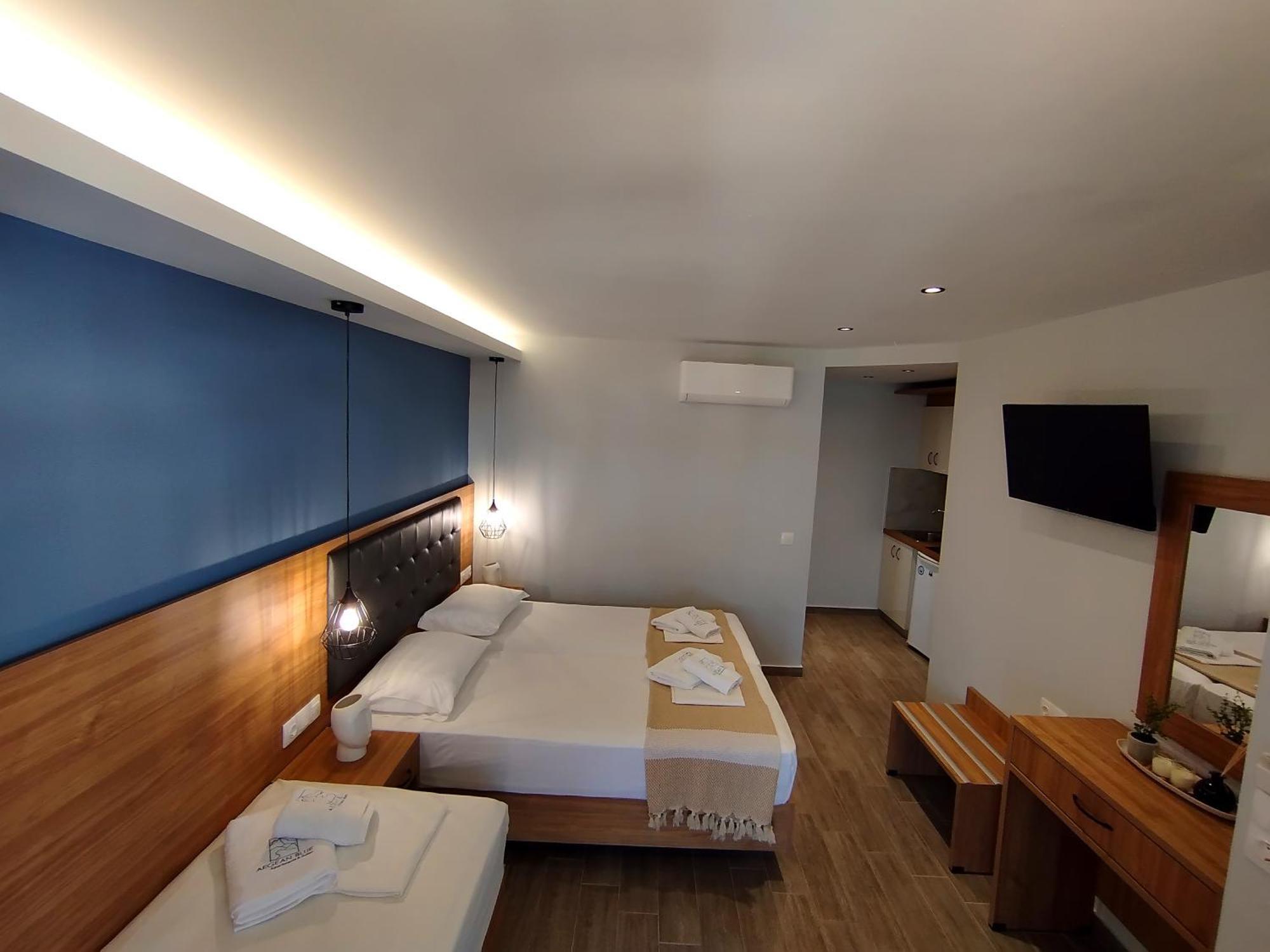 Aegean Blue Apartments & Suites Leptokaryá Luaran gambar