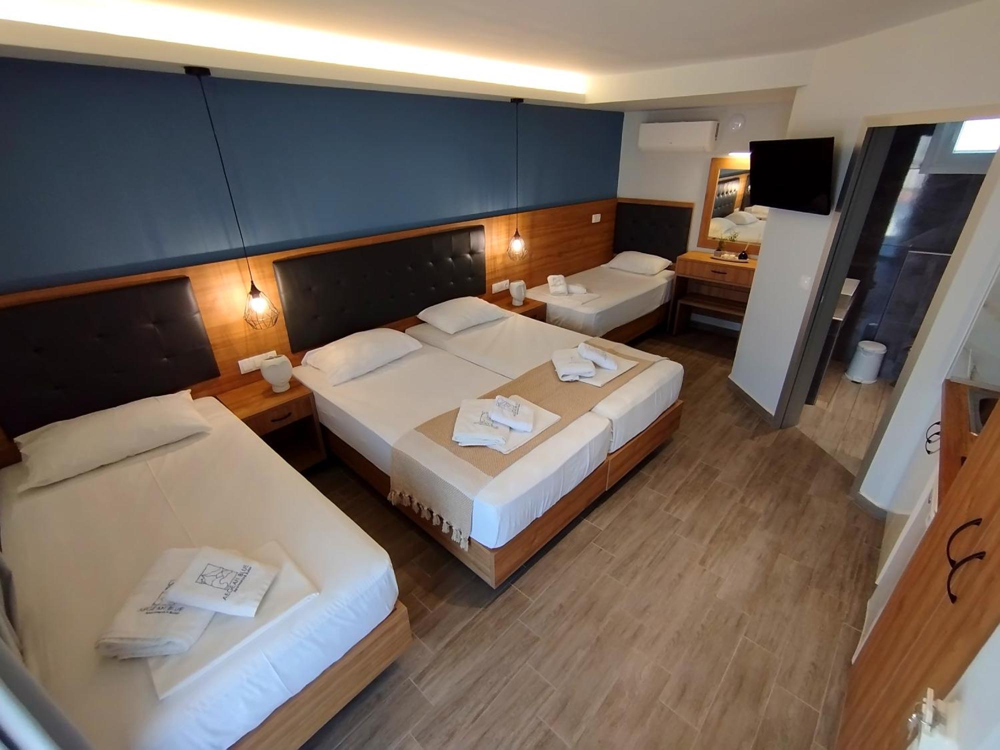 Aegean Blue Apartments & Suites Leptokaryá Luaran gambar