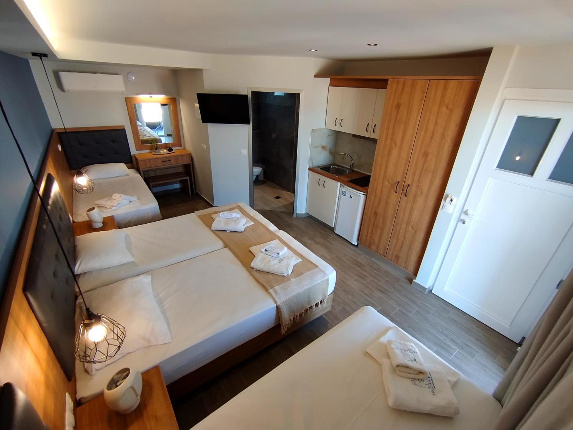 Aegean Blue Apartments & Suites Leptokaryá Luaran gambar