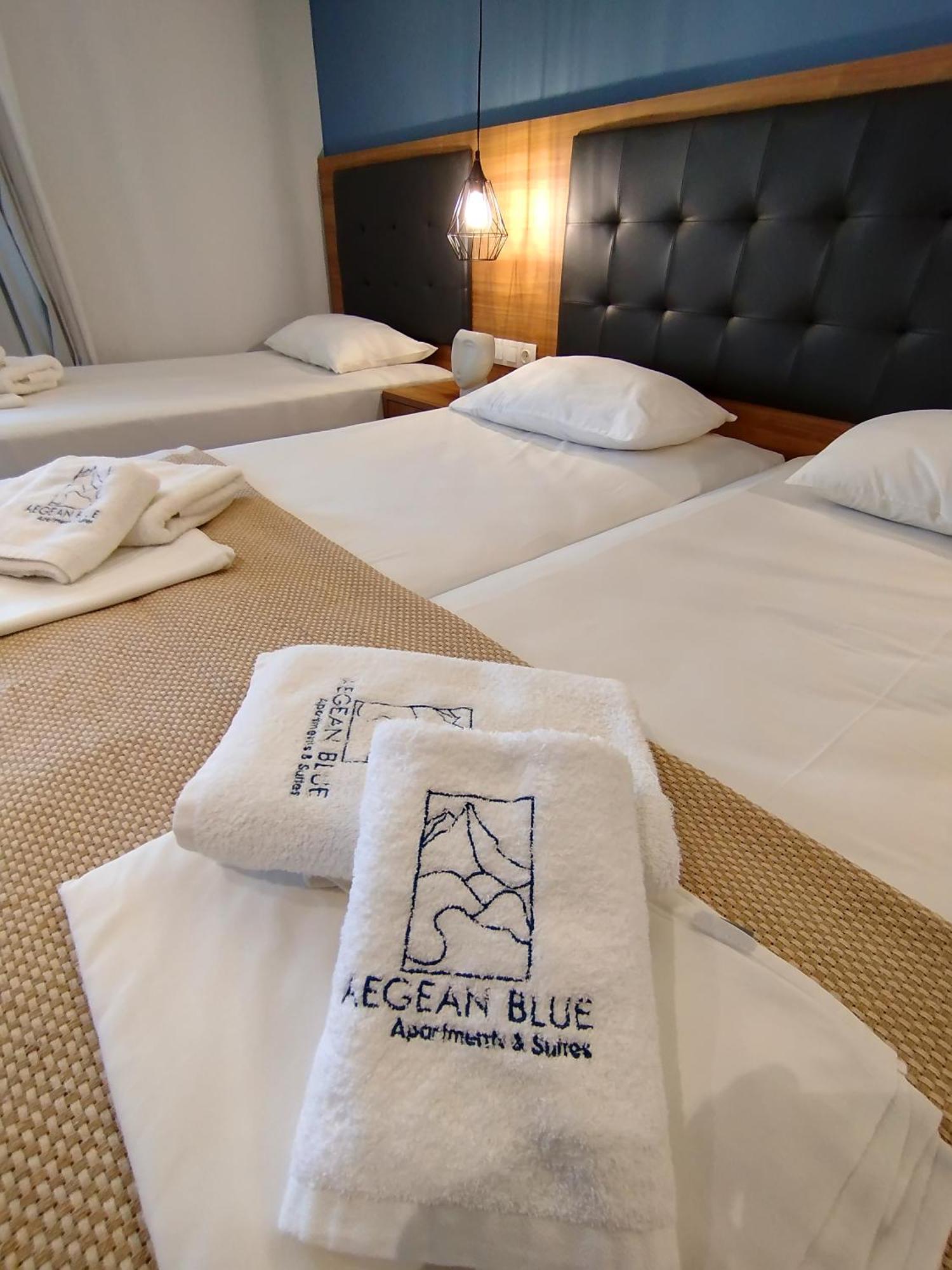 Aegean Blue Apartments & Suites Leptokaryá Luaran gambar