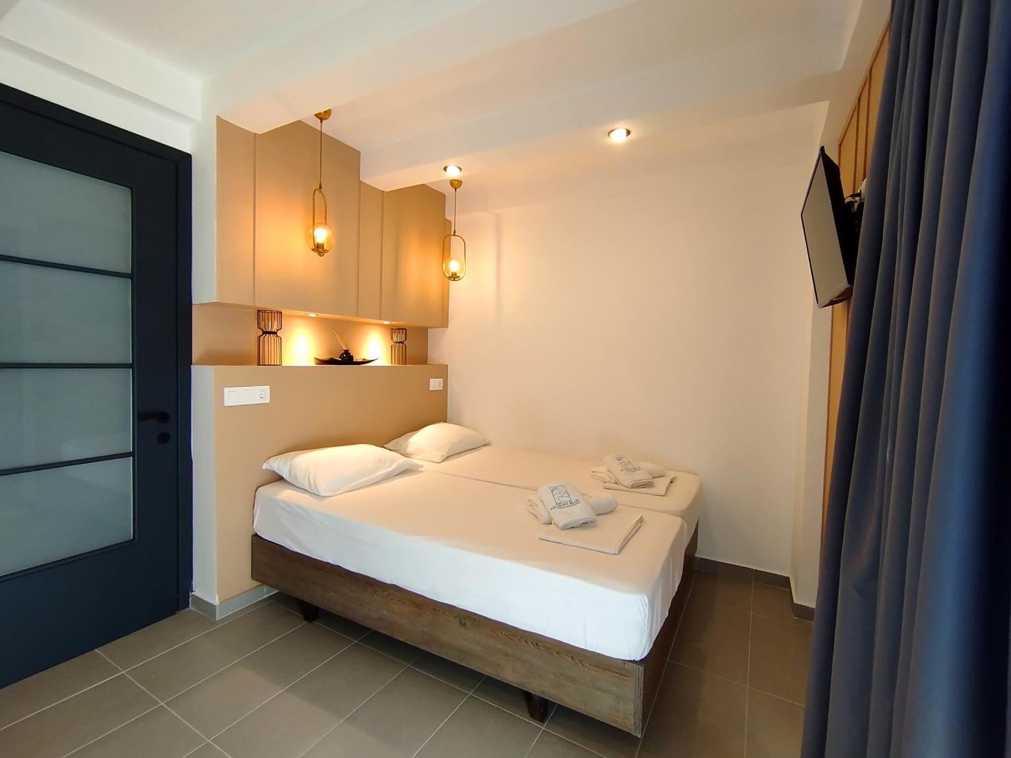 Aegean Blue Apartments & Suites Leptokaryá Luaran gambar